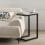 SoBuy Grey Marble Effect Side Table with Metal Frame 11