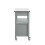 SoBuy Mobile Kitchen Trolley Grey 60x92x44cm 16