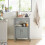 SoBuy Mobile Kitchen Trolley Grey 60x92x44cm 13