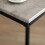 SoBuy Grey Marble Effect Side Table with Metal Frame 7