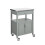 SoBuy Mobile Kitchen Trolley Grey 60x92x44cm 1