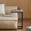 SoBuy Grey Marble Effect Side Table with Metal Frame 13