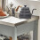 SoBuy Mobile Kitchen Trolley Grey 60x92x44cm 8