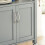 SoBuy Mobile Kitchen Trolley Grey 60x92x44cm 10