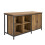 SoBuy Brown Kitchen Island Bar Table with Storage 1