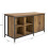 SoBuy Brown Kitchen Island Bar Table with Storage 3
