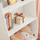 SoBuy Bücherregal Kinder Weiß KMB47-W 9