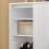 SoBuy Buffet Commode 2 Portes Coulissantes Blanc 8