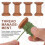 20pcs Empty Thread Spools Wood Spools Thread Holders Empty Ribbon Spools Yarn Spools Sewing Supplies 19