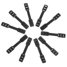 10 Pcs Mask Band Extension Buckle Adjustable Length Mask Ropes Buckle Mask Accessories for Ear-band Mask Use Random Color (Long and Strap Buckle Style
