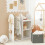 SoBuy Armadio Bambini con Appendiabiti e Scatole KMB40-W 16