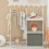 SoBuy Armadio Bambini con Appendiabiti e Scatole KMB40-W 14