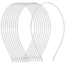 10 Pcs Headbands Women's Girl's Stainless Steel Hair Clasp Band Metal Headband Headdress Gift