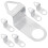 6pcs Wall Clock Movement Hooks Wall Clock Hanging Hooks Pendulum Clock Hangers 6
