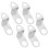 6pcs Wall Clock Movement Hooks Wall Clock Hanging Hooks Pendulum Clock Hangers 15