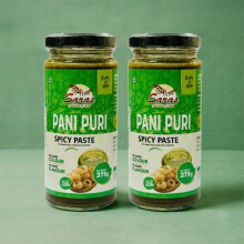 Saras Panipuri Chutney 275g (Pack of 2) | Authentic Spicy & Tangy Pani for Golgappa, Phuchka & Chaat | Ready-to-Use Indian Street Food Flavor