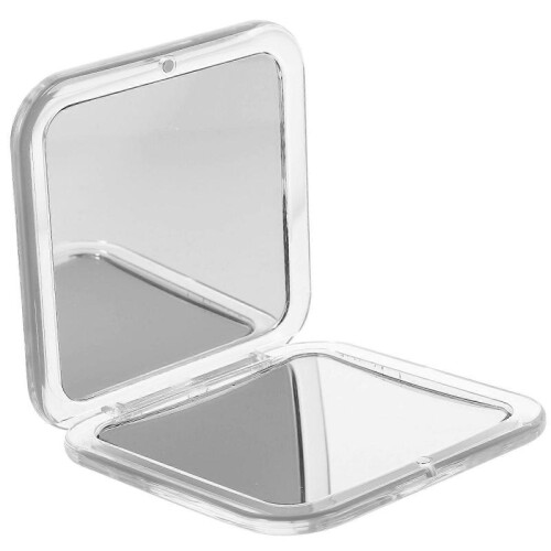 Pocket Mirror Foldable Mirror Compact 7X Magnification Square Shape Purse Mirror