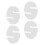 4PCS Cave Diving Line Circle Marker ABS Scuba 4