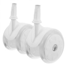 2pcs Universal Baby Walker Wheel Replacement Parts Plastic Casters for Baby Walkers Plastic Rubber Baby Walker Wheel Repairing Parts