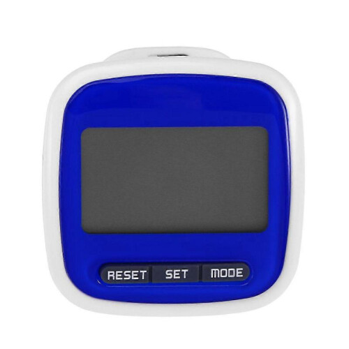 Multi-function LED Display Pocket Pedometer Step Counter (Blue)
