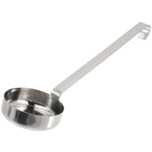 Stainless Steel Spoon Multi-purpose Pizza Sauce Spoon Ladle Measuring Flat Scoop 1
