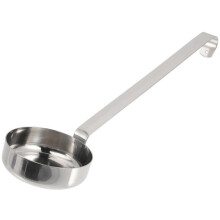 Stainless Steel Spoon Multi-purpose Pizza Sauce Spoon Ladle Measuring Flat Scoop