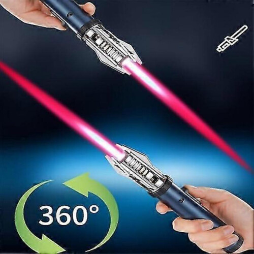 (Green)Metal Outdoor Portable Flashlight Lighter Lightsaber Kitchen Cooking Flashlight 1