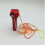 (Red) Zipstring Rope Propeller Launcher Electric String Toy 3