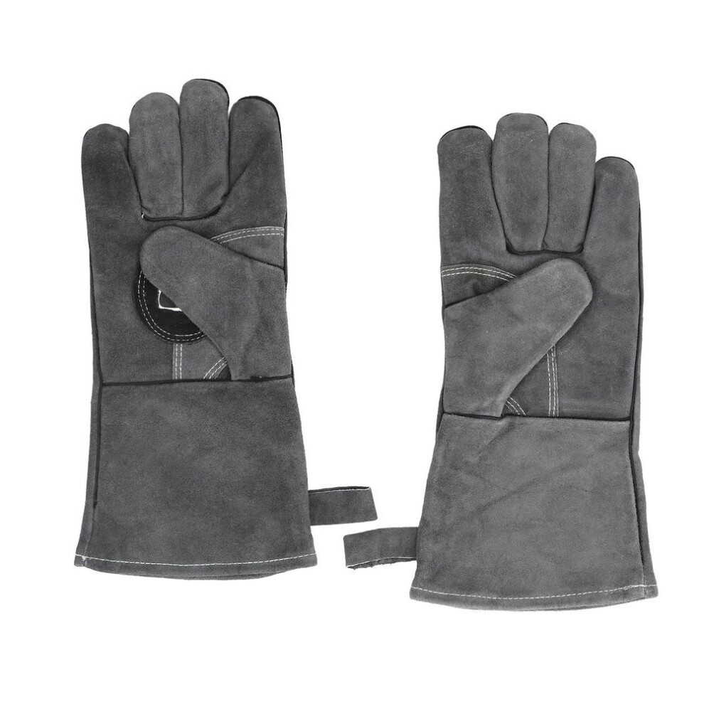 Bbq Grill Gloves 932 Degrees F High Temperature Resistant Gloves For Microwave Oven Grilling Barbecue