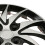 4Pcs Wheels Rim Cover Silver Black High Protection 13