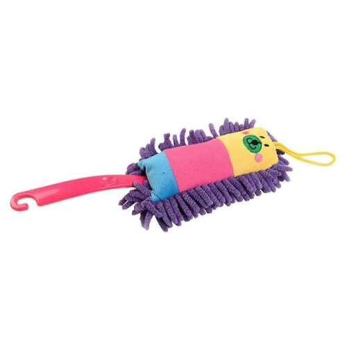 (violet)Microfiber Duster Dust Cleaner Brush Multipurpose Kids Toy Brush Hand Duster For Ceiling Fan Computer Electrical Dust Removal 1