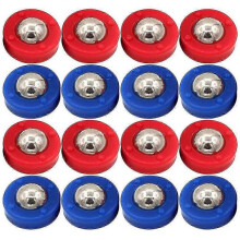 24pcs Mini Shuffleboard Tabletop Rollers Balls Shuffleboard Curling Replacement Accessories-yvan