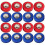 24pcs Mini Shuffleboard Tabletop Rollers Balls Shuffleboard Curling Replacement Accessories-yvan 1