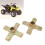 1 Pair Rear Wheel Axle Hubs with 4 Bolts Left 11