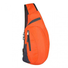 (Orange) Unisex Chest Bag Pack Waterproof Travel Sport Nylon Crossbody Shoulder Sling Bags Men