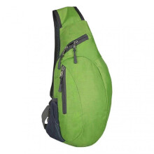 (Green) Unisex Chest Bag Pack Waterproof Travel Sport Nylon Crossbody Shoulder Sling Bags Men