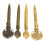 4 Pcs Letter Openers Retro Lightweight Compact 9