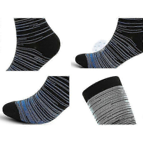 (Set 4,S M)Compression Socks For Women And Men 6 Pairs, Best Support For Running 2