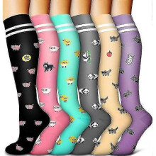 (Set 12, L XL) Compression Socks For Women And Men 6 Pairs, Best Support For Running