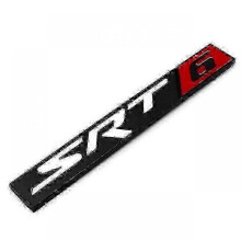 (1Piece For SRT6-C) 2025 1piece 3d Metal Car Emblem For Srt Srt6 Srt8 Srt10 Sxt Sxt6 Sxt8 Sxt10 Decal Rear Trunk Badge Sticker Styling