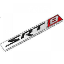 (1Piece For SRT8-B) 2025 1piece 3d Metal Car Emblem For Srt Srt6 Srt8 Srt10 Sxt Sxt6 Sxt8 Sxt10 Decal Rear Trunk Badge Sticker Styling