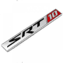 (1Piece For SRT10-B) 2025 1piece 3d Metal Car Emblem For Srt Srt6 Srt8 Srt10 Sxt Sxt6 Sxt8 Sxt10 Decal Rear Trunk Badge Sticker Styling