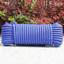 (3mm, blue) 10 Meters Outdoor Travel Nylon Laundry Line Multifunctional Clotheslines Portable Clothes Dryers