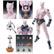 (17cm pink)16cm Jojo's Bizarre Adventure Anime Killer Jonathan Joestar Pvc Action Figure Queen Second Stone Ocean Collectible Model Toys