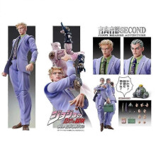 (17cm purple)16cm Jojo's Bizarre Adventure Anime Killer Jonathan Joestar Pvc Action Figure Queen Second Stone Ocean Collectible Model Toys