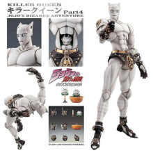 (17cm white B)16cm Jojo's Bizarre Adventure Anime Killer Jonathan Joestar Pvc Action Figure Queen Second Stone Ocean Collectible Model Toys