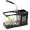 (Black) USB Desktop Ecological Electronic Small Fish Tank LED Storage Pet Tank 1