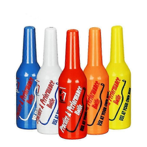 (Pure White) Flair Bartender Bartending Practice Bar Pub Bottle Wine Cocktail Shaker - White