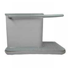 (Gray) Kitchen Sink Utensil Rack Sewer Storage Rack Kitchen Accessories
