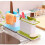 (Black White) Kitchen Sink Utensil Rack Sewer Storage Rack Kitchen Accessories 4